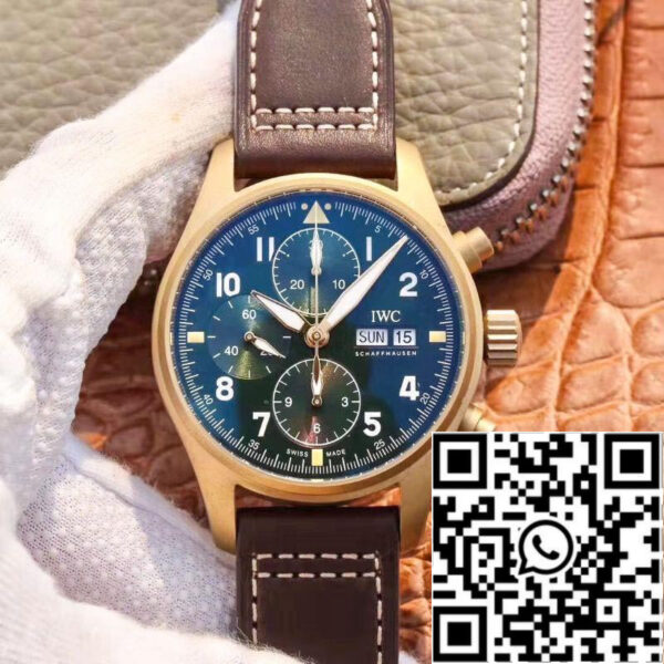 IWC Pilot IW387902 Spitfire Chronograph ZF Factory 1:1 Best Edition Bronze Case Swiss ETA7750