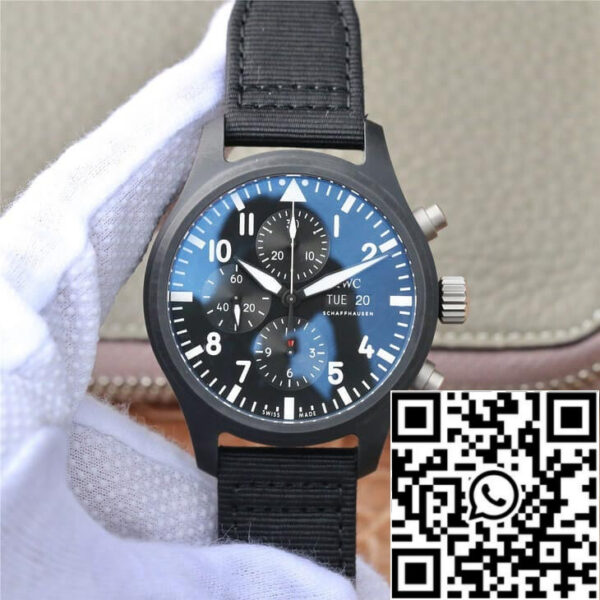 IWC Pilot IW389101 1:1 Best Edition ZF Factory Ceramics Black Dial
