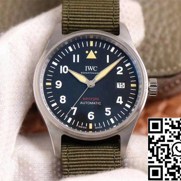 IWC Pilot Spitfire IW326801 1:1 Best Edition MKS Factory Black Dial Swiss ETA9015