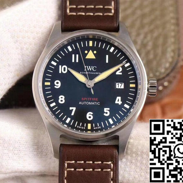 IWC Pilot Spitfire IW326803 1:1 Best Edition MKS Factory Black Dial Swiss ETA9015