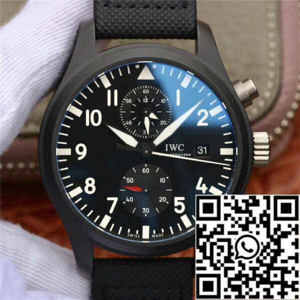 IWC Pilot TOP GUN IW389001 1:1 Best Edition ZF Factory Black Dial