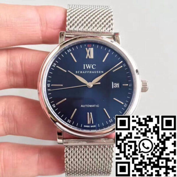 IWC Portofino IW356512 MKS Factory 1:1 Best Edition Swiss ETA2892 Blue Sunburst Dial