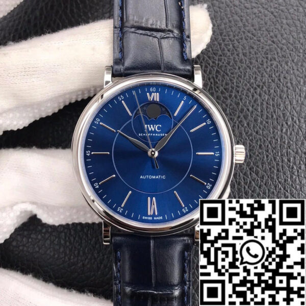 IWC Portofino Moon Phase IW459402 1:1 Best Edition MKS Factory Blue Dial