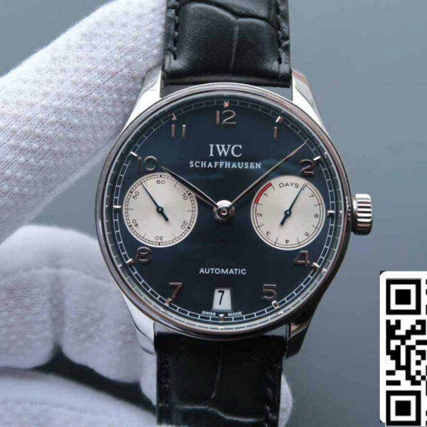 IWC Portugieser IW500112 1:1 Best Edition ZF Factory V5 Dark Blue Dial