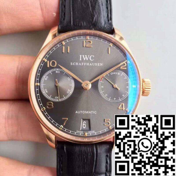 IWC Portugieser IW500702 ZF Factory 1:1 Best Edition Swiss ETA52010 Gray Ardoise Dial