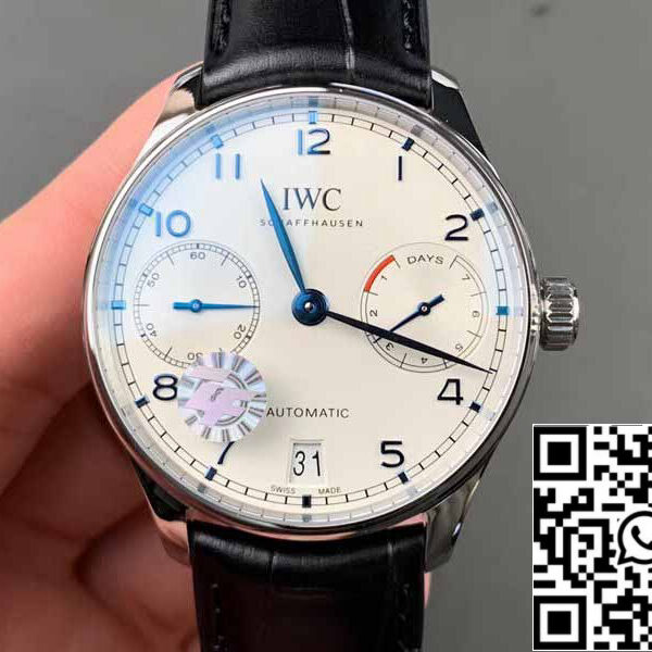 IWC Portugieser IW500705 1:1 Best Edition ZF Factory V5 White Dial Swiss ETA52010