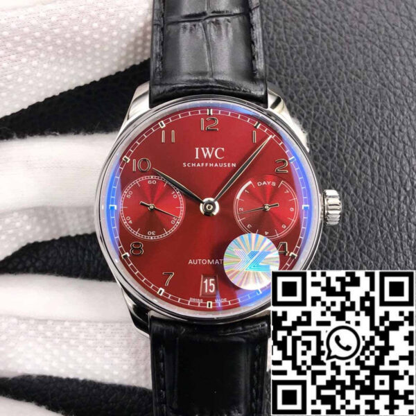 IWC Portugieser IW500714 1:1 Best Edition YL Factory Burgundy Red Dial