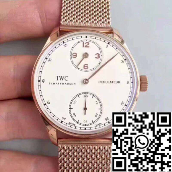 IWC Portuguese IW544402 YL Factory 1:1 Best Edition Swiss ETA98245 White Dial