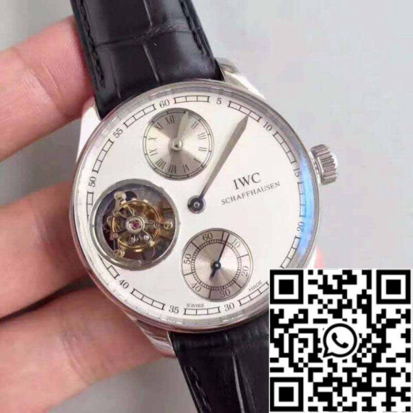 IWC Portuguese IW544601 YL Factory 1:1 Best Edition Swiss Tourbillon White Dial