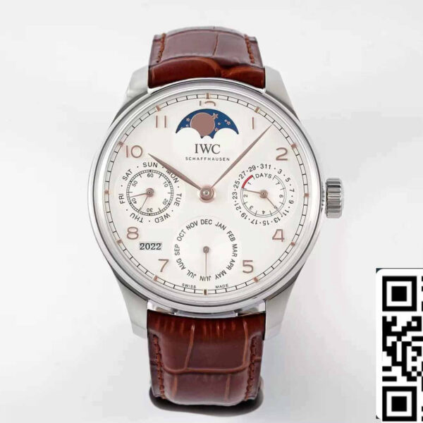 IWC Portuguese Perpetual Calendar IW503307 1:1 Best Edition APS Factory White Dial