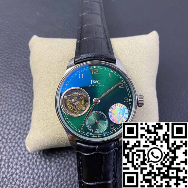 IWC Portuguese Tourbillon 1:1 Best Edition ZF Factory Green Dial