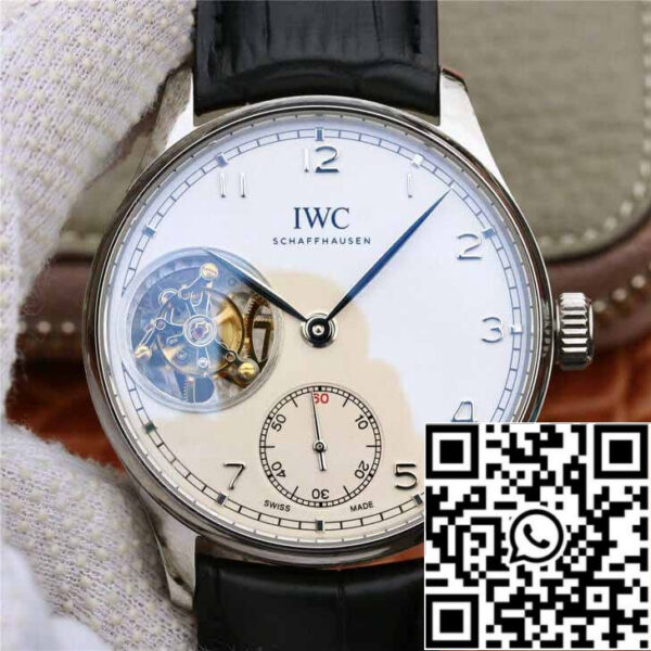 IWC Portuguese Tourbillon 1:1 Best Edition ZF Factory White Dial