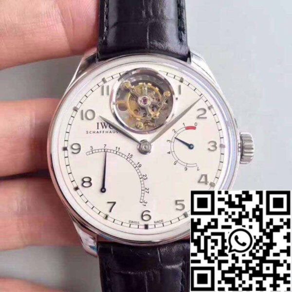 IWC Portuguese Tourbillon IW504601 YL Factory 1:1 Best Edition Swiss Tourbillon White Dial