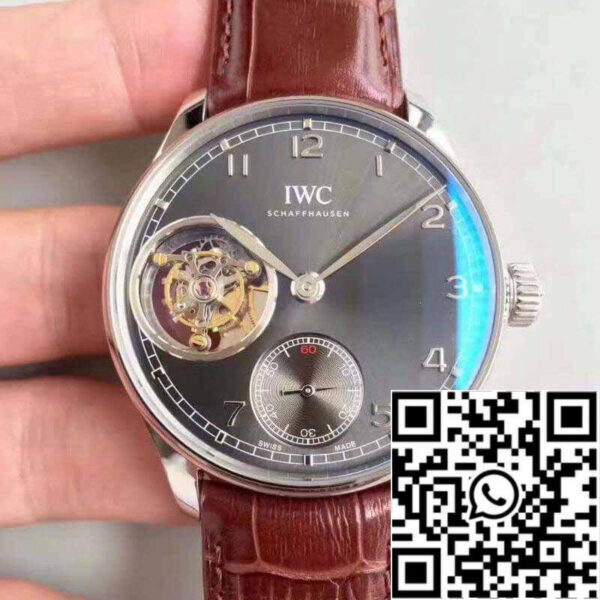 IWC Portuguese Tourbillon IW546301 YL Factory 1:1 Best Edition Swiss Tourbillon Anthracite Dial