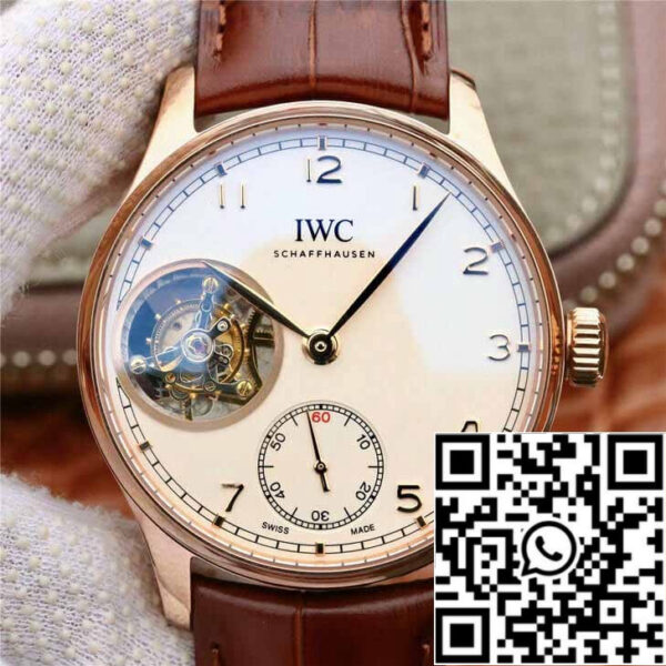 IWC Portuguese Tourbillon IW546302 1:1 Best Edition ZF Factory Silver Dial