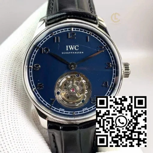 IWC Portugieser Tourbillon IW545801 42mm Blue Dial Steel – VIP Version