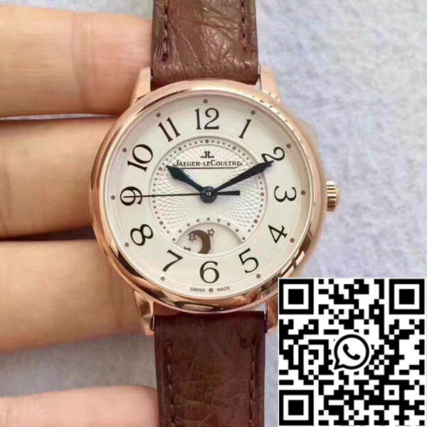 Jaeger-LeCoultre Rendez-Vous 3612420 1:1 Best Edition Swiss ETA898D/1 Brown Leather Strap