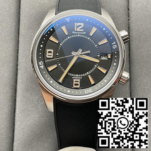 Jaeger Lecoultre Polaris Memovox 1:1 Best Clone BLS Factory Black Dial