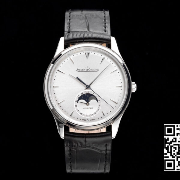 Jaeger-LeCoultre Master Ultra Thin Moon 1368420 SS AZ Factory 1:1 Best Edition Silver Dial