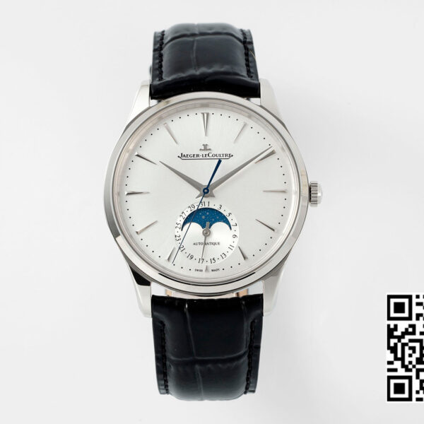 Jaeger-LeCoultre Master Ultra Thin Moon 1368430 SS APS Factory 1:1 Best Edition White Dial