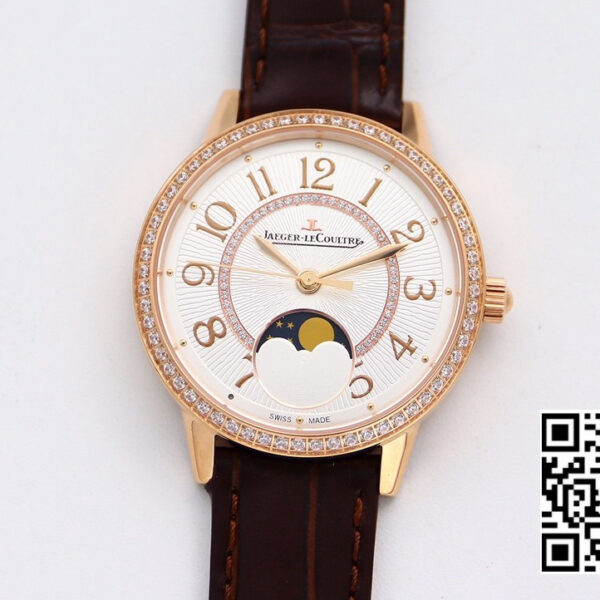 Jaeger-LeCoultre Rendez-Vous Night & Day 3572430 RG ZF Factory 1:1 Best Edition White Textured Dial