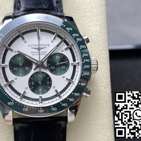 Longines Conquest L3.835.4.02.6 L38354026 42mm 1:1 Best Clone Leather Strap