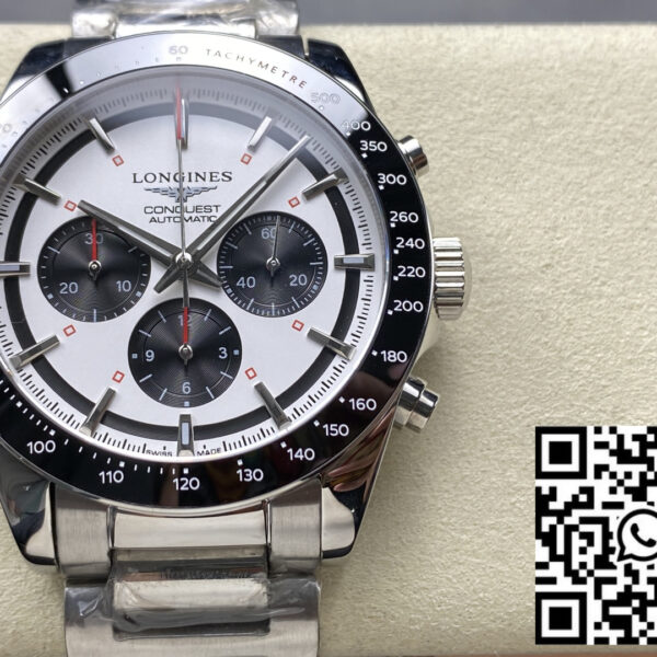 Longines Conquest L3.835.4.72.6  42mm 1:1 Best Clone Stainless Steel Strap