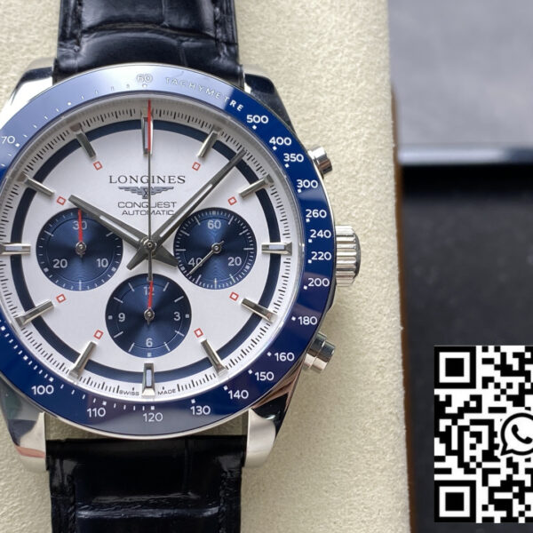 Longines Conquest L3.835.4.98.9 42mm 1:1 Best Clone Leather Strap