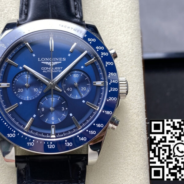 Longines Conquest Marco Odermatt L3.835.4.91.2 42mm 1:1 Best Clone Leather Strap