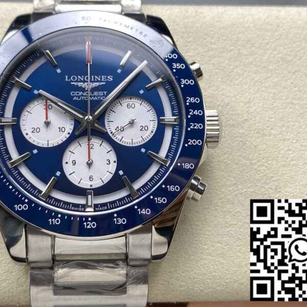 Longines Conquest Marco Odermatt Odermatt L3.835.4.91.2 L38354912 42mm 1:1 Best Clone Leather Strap