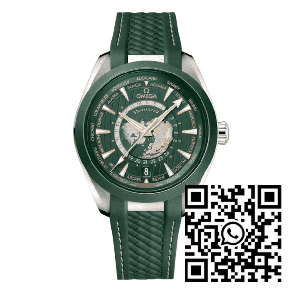 Omega Seamaster Aqua Terra Worldtimer 41mm Green Dial – VIP Version