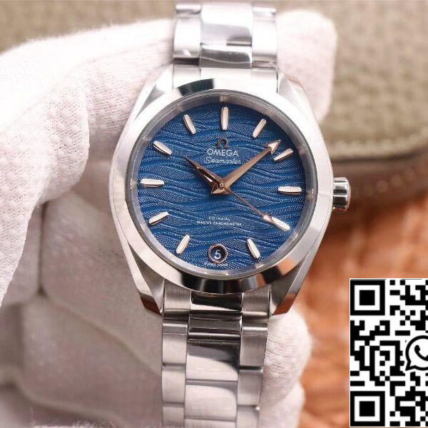 Omega Seamaster 220.10.38.20.03.002 Aqua Terra 150M 1:1 Best Edition VS Factory Blue Dial Swiss 8800