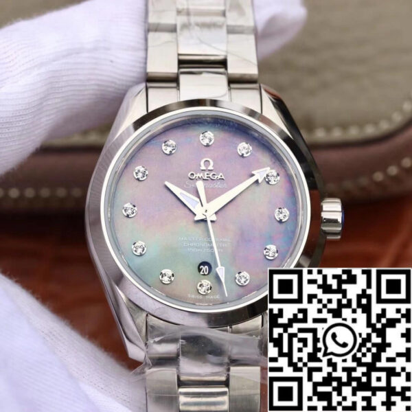 Omega Seamaster 231.10.34.20.57.001 Aqua Terra 150M 1:1 Best Edition 3S Factory Fritillaria Diamond Dial