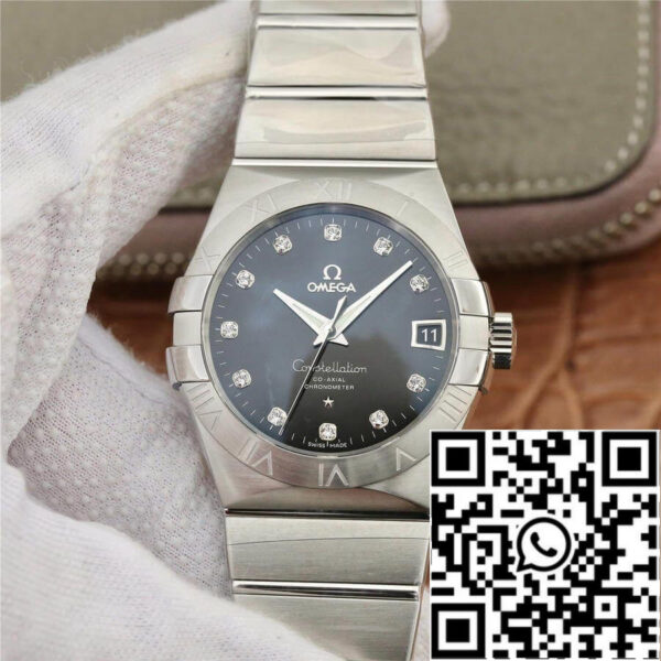 Omega Constellation 123.10.38.21.51.001 1:1 Best Edition VS Factory Black Dial
