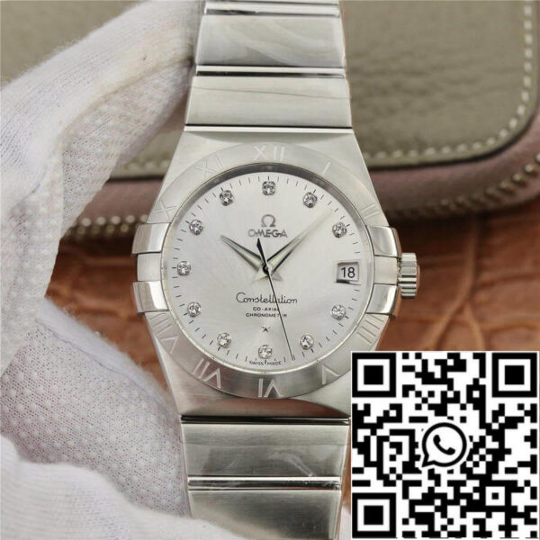 Omega Constellation 123.10.38.21.52.001 1:1 Best Edition VS Factory Diamond-set Dial