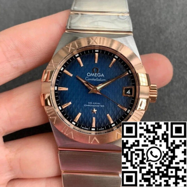 Omega Constellation 123.20.38.21.03.001 1:1 Best Edition VS Factory Blue Dial