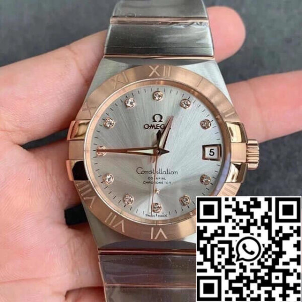Omega Constellation 123.20.38.21.52.001 1:1 Best Edition VS Factory Silvery White Dial