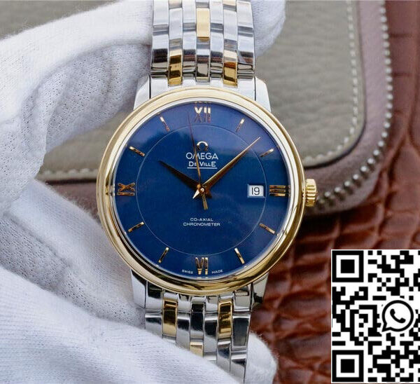 Omega De Ville 424.20.37.20.03.001 1:1 Best Edition TW Factory Yellow Gold