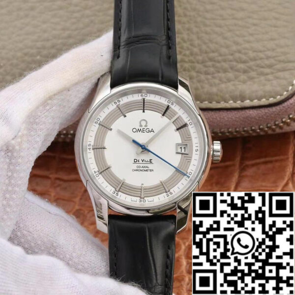 Omega De Ville 431.33.41.21.02.001 1:1 Best Edition VS Factory White Dial Swiss ETA8500