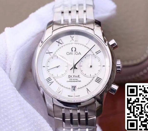 Omega De Ville Chronograph 42MM 431.10.42.51.02.001 OM Factory 1:1 Best Edition Swiss ETA9300 Stainless Steel Bracelet