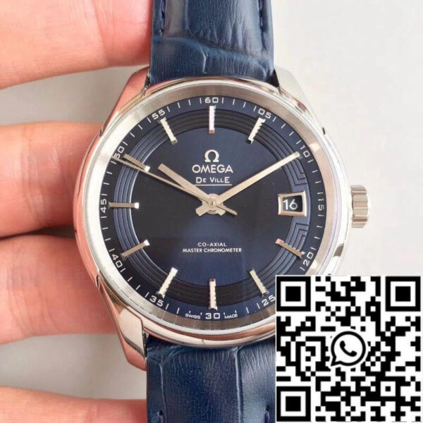 Omega De Ville Hour Vision 431.33.41.21.03.001 3S Factory 1:1 Best Edition Swiss ETA8500 Blue Dial