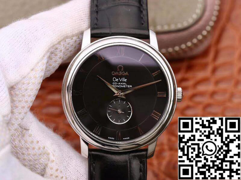 Omega De Ville Prestige 4813.40.01 Men Watches 1:1 Best Edition Swiss ETA 9015 Black dial