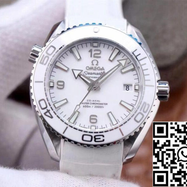 Omega Seamaster 215.33.40.20.04.001 Planet Ocean 600M 1:1 Best Edition VS Factory White Dial Swiss ETA8800