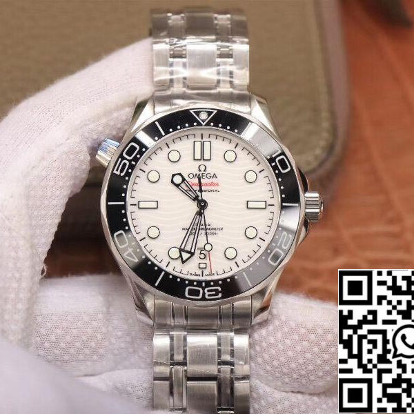 Omega Seamaster 210.30.42.20.04.001 300M 1:1 Best Edition VS factory White Ceramic Dial Swiss 8800