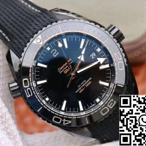 Omega Seamaster 215.92.46.22.01.001 Ocean Universe 600M VS Factory 1:1 Best Edition All Black Ceramic Case Swiss 8906