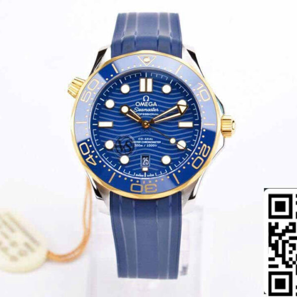 Omega Seamaster Diver 300M 210.22.42.20.03.001 1:1 Best Edition VS Factory Rubber Strap
