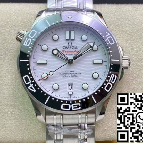 Omega Seamaster Diver 300M 210.30.42.20.04.001 1:1 Best Edition OR Factory White Dial