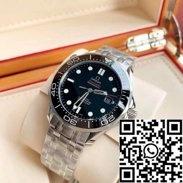 Omega Seamaster Diver 300M Co- Axial 212.30.41.20.03.001 Black Bezel  – Swiss Original Movement