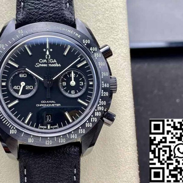 Omega Speedmaster 311.92.44.51.01.007 Moonwatch 1:1 Best Edition N1 Factory Black Leather Strap