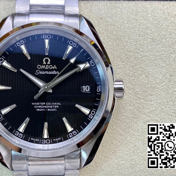 Omega Aqua Terra 150M SS VS Factory 1:1 Best Edition Black Textured Dial